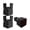 50mm 4Pcs, variant on 5/10cm 4Pcs Adjustable Furniture Feet Aluminum Alloy Heavy Duty Chair Sofa Table Raiser For Thickness 0.8-1.4inch Furniture Feet