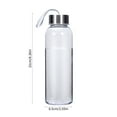 thumbnail image 3 of 100Fens Clear Glass Bottles with Lids Reusable Glass Water Bottles with Stainless Steel Cap for Juicing,Refrigerator Leak Proof, BPA Free Eco Friendly, 3 of 9