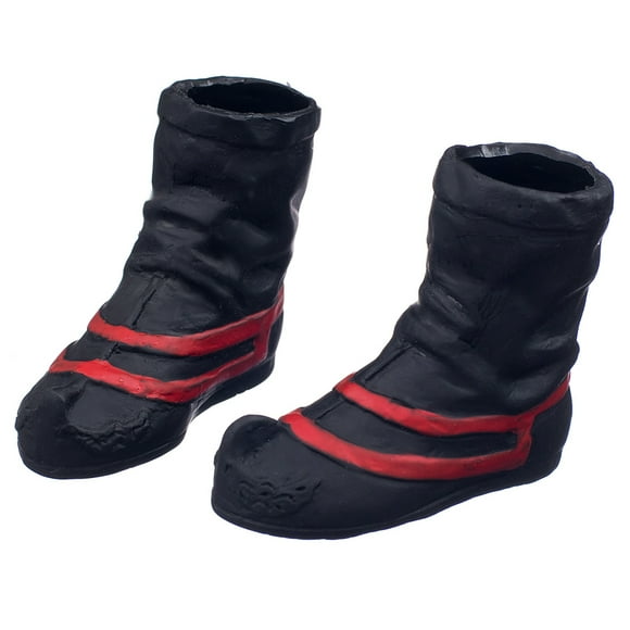 MERIGLARE Bottes Mi-Hautes Noires à l'Échelle 1/6 Accessoires pour Homme 12 Pouces Dragon Action