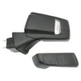 thumbnail image 4 of TRQ Side View Mirror Heated Perimeter Light Striped Textured Cap LH for Chevy MRA09695, 4 of 4