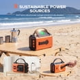 thumbnail image 5 of Biotree 30000mAh Weather Radio with NOAA 7-Band Alerts, Upgraded Emergency Radio with USB/Solar/Hand Crank Charging, Flashlight, SOS Alarm, Compass for Camping Hurricane Preparedness,Orange, 5 of 8