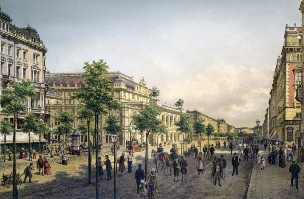Vienna Opera, 1880S. /Nthe Hofoper On Wiener Ringstrasse In Vienna