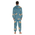 thumbnail image 4 of FORMRS Onesies Pajama for Adults Unisex Hoodie Winter Jumpsuit One Piece Sleepwear, Sizes S-2XL, Capybaras Swimming, 4 of 7