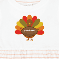 thumbnail image 4 of Inktastic Thanksgiving Day Turkey Football Fan Girls Baby Dress, 4 of 5