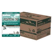 Boise® ASPEN® 30 3-Hole Punched Multi-Use Printer & Copy Paper, 10 Reams, White, Letter (8.5 x 11), 5000 Sheets Per Ca