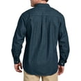 thumbnail image 2 of Genuine Dickies Mens and Big Mens Long Sleeve Button Down Denim Shirt, 2 of 2