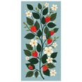 thumbnail image 6 of Pastel Blue Background with Strawberry Floral Design Banner Party Decorations Backdrop Ideal for Spring Celebrations Garden Parties Picnics and Photo Shoots, 6 of 7
