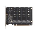 thumbnail image 4 of Tarjeta Adaptadora ANGGREK Resistente Y Duradera de 32 Gbps NVME M.2 A PCIE X16, 4 of 8