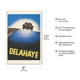 thumbnail image 2 of Delahaye 134 Luxury Car - Vintage Automobile Poster by Roger Pérot c.1932 - 8 x 12 inch Vintage Metal Tin Sign, 2 of 4
