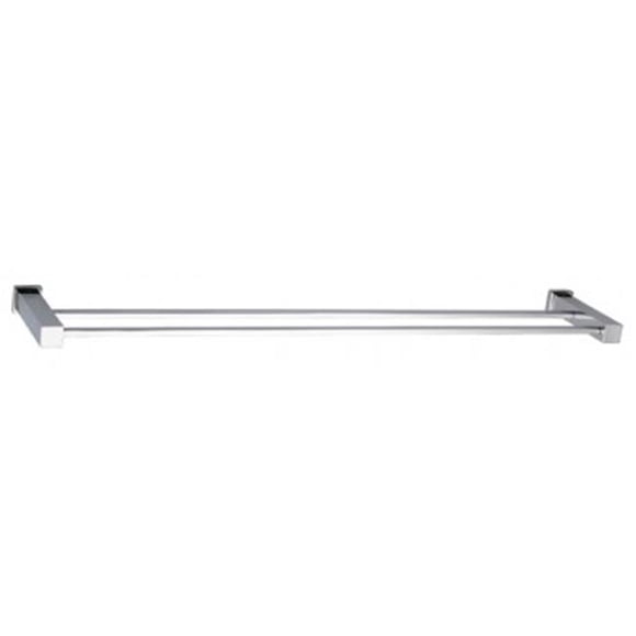 Dawn Kitchen & Bath 8212S 24 in. Double Towel Rail - Satin Nickel