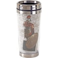 thumbnail image 3 of 7" Silver and Beige "PUT ON THE FULL ARMOR OF GOD" Printed 16 oz Travel Mug, 3 of 4