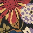 thumbnail image 3 of SAFAVIEH Jardin Comhgham Floral Wool Area Rug, Black/Multi, 8' x 10', 3 of 4