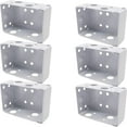 thumbnail image 2 of JINGYANG 6PCS 2Inch Blind Brackets Low Profile Box Mounting Bracket for Window Blinds, 2 of 6