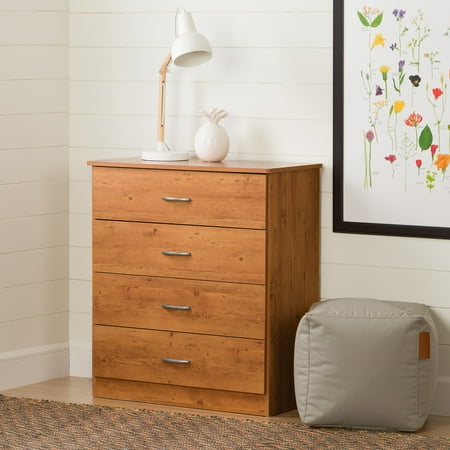 South Shore Smart Basics 4 Drawer Chest Country Pine Walmart Com