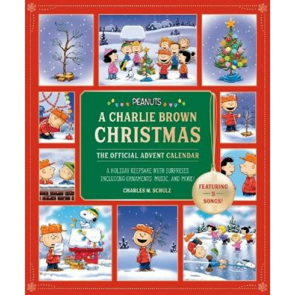 Peanuts: A Charlie Brown Christmas: The Official Advent Calendar (Featuring 5 Songs!): A Holiday Keepsake with Surprises Including Ornaments, Music, and More!