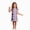 Purple, variant on NOLDARES Halloween Nightdress Toddler Girls Sleepwear Cute Cartoon Ghost Print Dresses Short Sleeve Pajamas Dress(N215-Sky Blue)