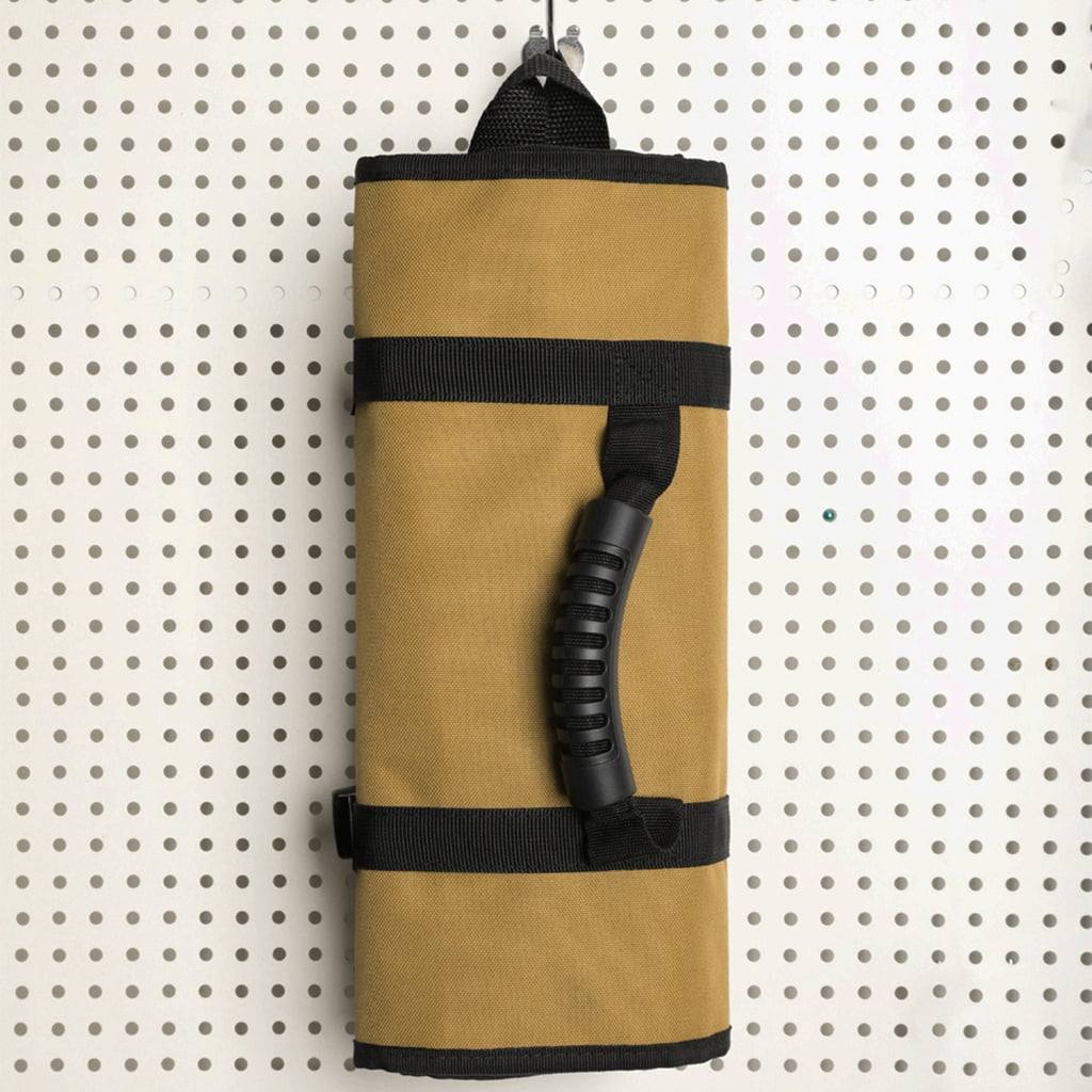 Portable Tool Storage Bag with Multi Pockets Hardware Tool Pouches Rolling Up Organizers Bag for Mechanics Electrician