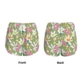 thumbnail image 5 of Lsque Flowers And Buds Printed Women's Running Shorts with Liner Pockets,Elastic Quick Dry Workout Athletic Gym Yoga Shorts,Womens High Waist Shorts-Small, 5 of 9