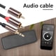 thumbnail image 5 of Kuymtek Jack de 3,5 mm a 2 RCA Cable de audio 1/8 de pulgada macho a 2RCA macho Splitter AUX Cable Kuymtek Componentes de la computadora, 5 of 9