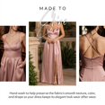 thumbnail image 6 of David’s Bridal, The Edit by DB Studio Women's Formal Empire Waist Ball Gown, Full Length, Satin, 6 of 7