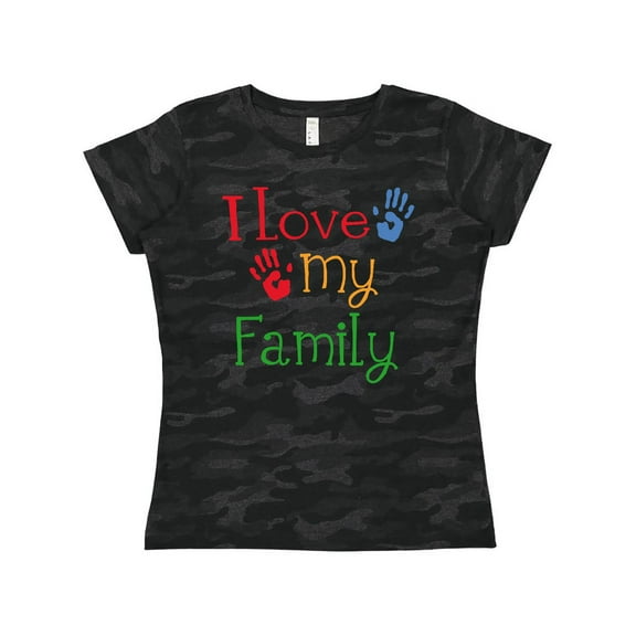 Inktastic I Love My Family Women's T-Shirt