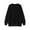 Black, variant on Mens Sweatshirt Under $10 Shirts for Men Winter Warm Fleece Sherpa Lined Sweatshirts Casual Solid Color Crewneck Long Sleeve Pullover Tops