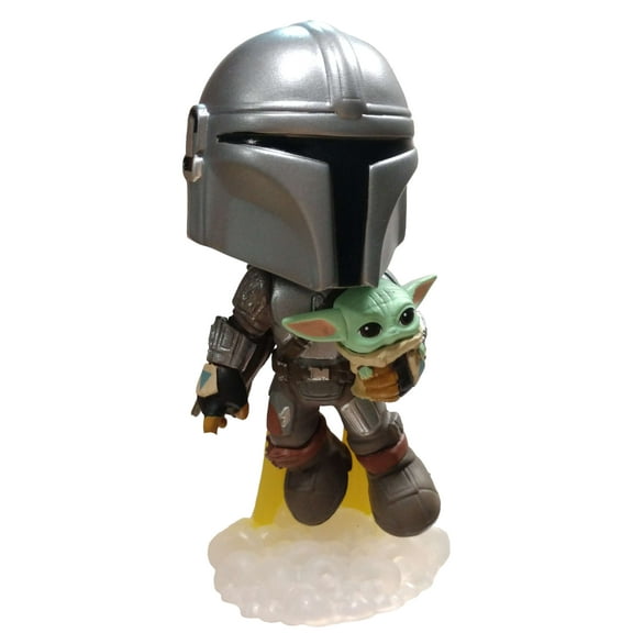 Funko Star Wars The Mandalorian with The Child / Baby Yoda Mystery Minifigure (Flying) (No Packaging)