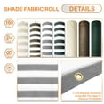 thumbnail image 3 of 3' x 64' Gray (Grey) with White Stripes Residential Commercial Privacy Deck Fence Screen 160 GSM Weather Resistant Outdoor Protection Fencing Net for Balcony Verandah Porch Patio Pool Backyard Rails, 3 of 6