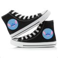 thumbnail image 1 of Dibujos animados de Disney, nueva pareja, zapatos de lona de alta calidad, zapatillas coreanas transpirables para niños y niñas, tamaño 35-4444, plantilla de 26,5 cm Gao Jinjia LED, 1 of 2