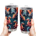 thumbnail image 1 of Taza de viaje Oasisdream, vaso de 600 ml con estampado de dragones, 1 of 6