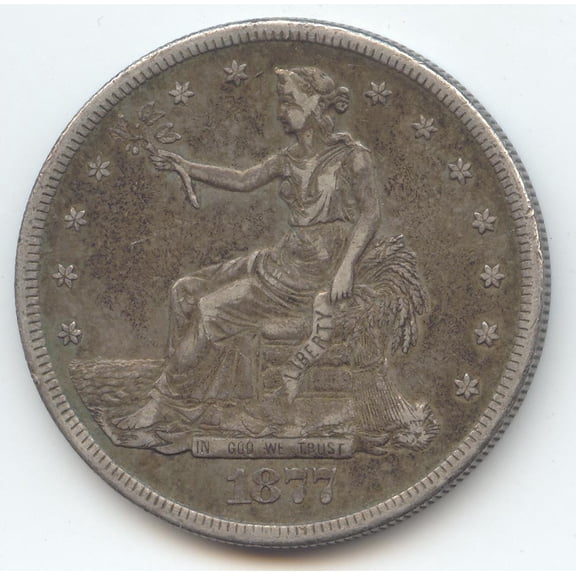 1877-S Trade Dollar, Original XF