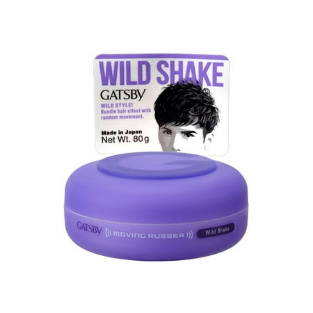 Gatsby Leather Moving Rubber, Wild Shake, 80g (Best Gatsby Moving Rubber)