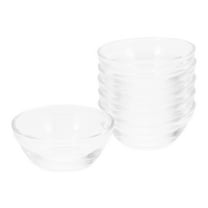 MERRYHAPY 6-Piece Clear Glass Food Bowls Set, Multi-Use Serving Bowls for Kitchen and Dining