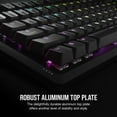 thumbnail image 4 of CORSAIR K70 CORE RGB Mechanical Gaming Keyboard - CORSAIR Red Linear Switches - Sound Dampening - Rotary Dial - Aluminum Top Plate - Onboard Storage - Black, 4 of 8