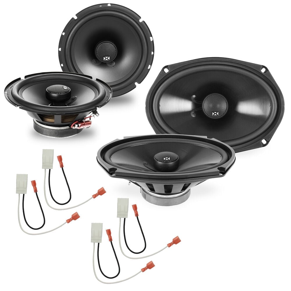 NVX 6" x 9" & 6.5" Coaxial Car Speaker Upgrade Package for 2005-2013 Jeep Grand Cherokee 900W Peak