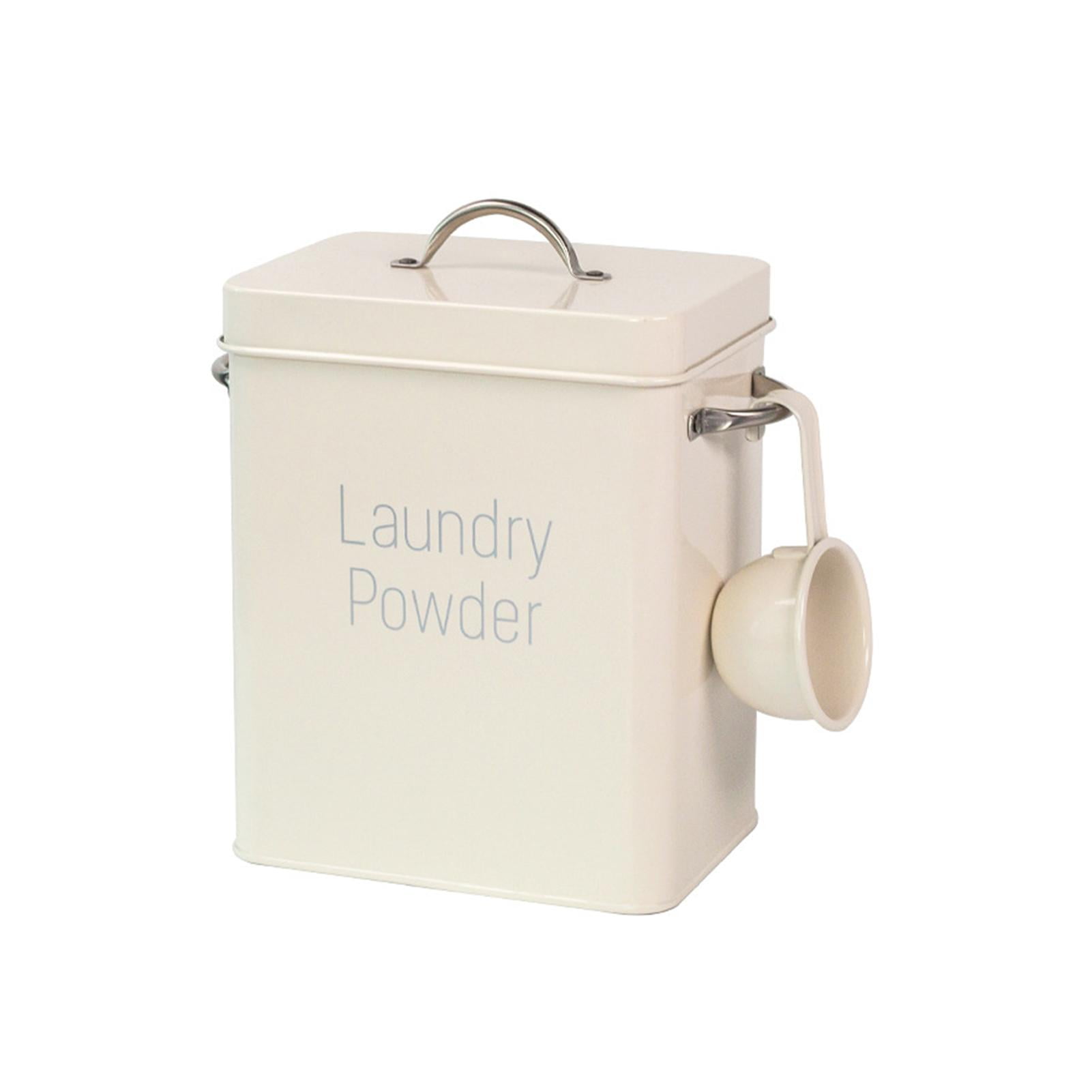 Gecorid Washing Powder Bucket Square Laundry Powder Storage Box