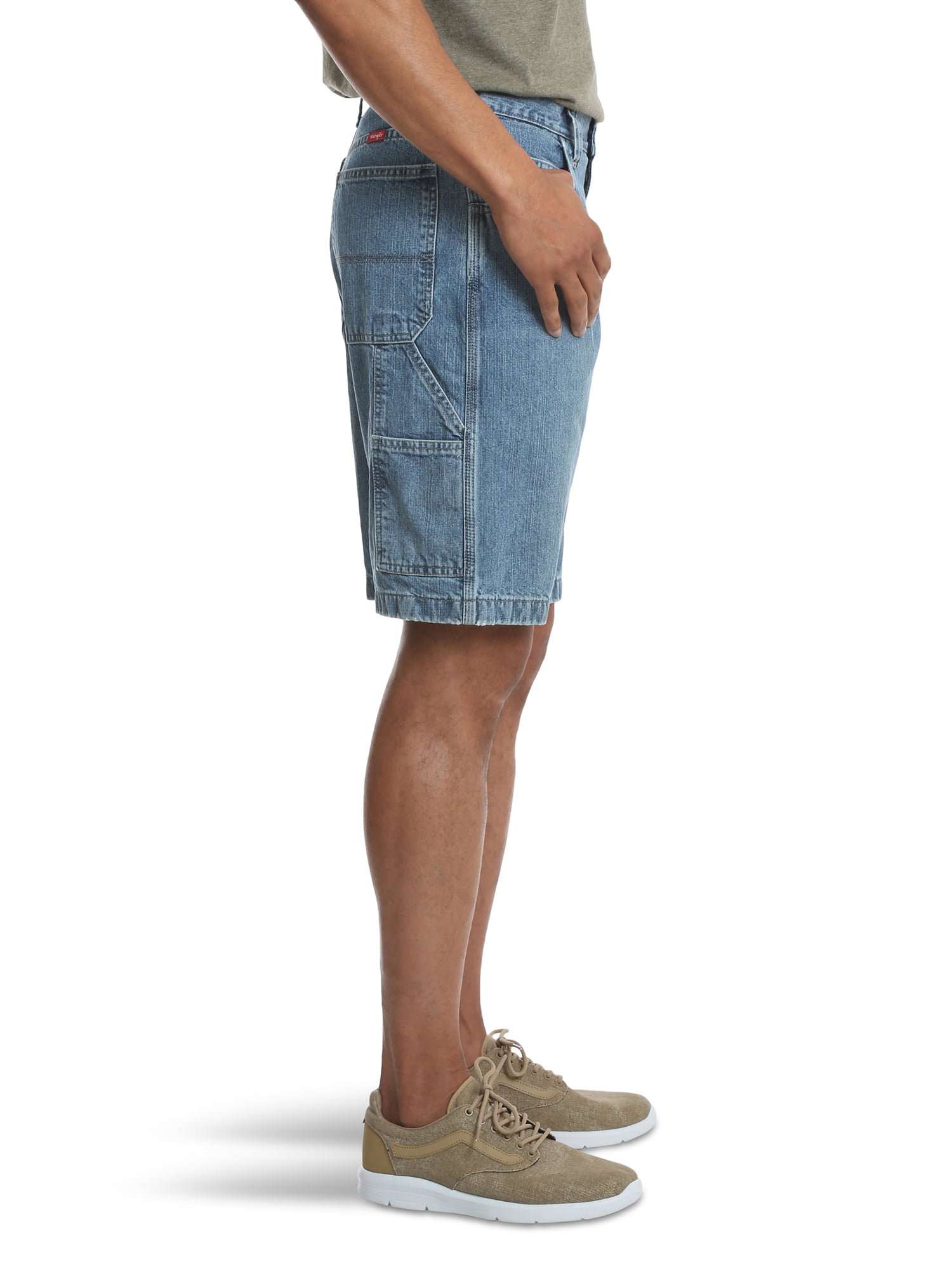 Wrangler Men's Denim Carpenter Shorts, Relaxed Fit 