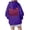 v-126Purple725, variant on CUSTG Women Casual Hoodie Loose Fit Letter Print Pullover Sweatshirt For Daily Wear Vacation Spring Winter Comfortable Soft Long Sleeve Oversized Cozy Tops Streetwear