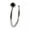 Black, variant on Nose Ring Stainless Steel Fake Nose Ring Hoop Lip Nose Rings Small Thin Piercing-Pink