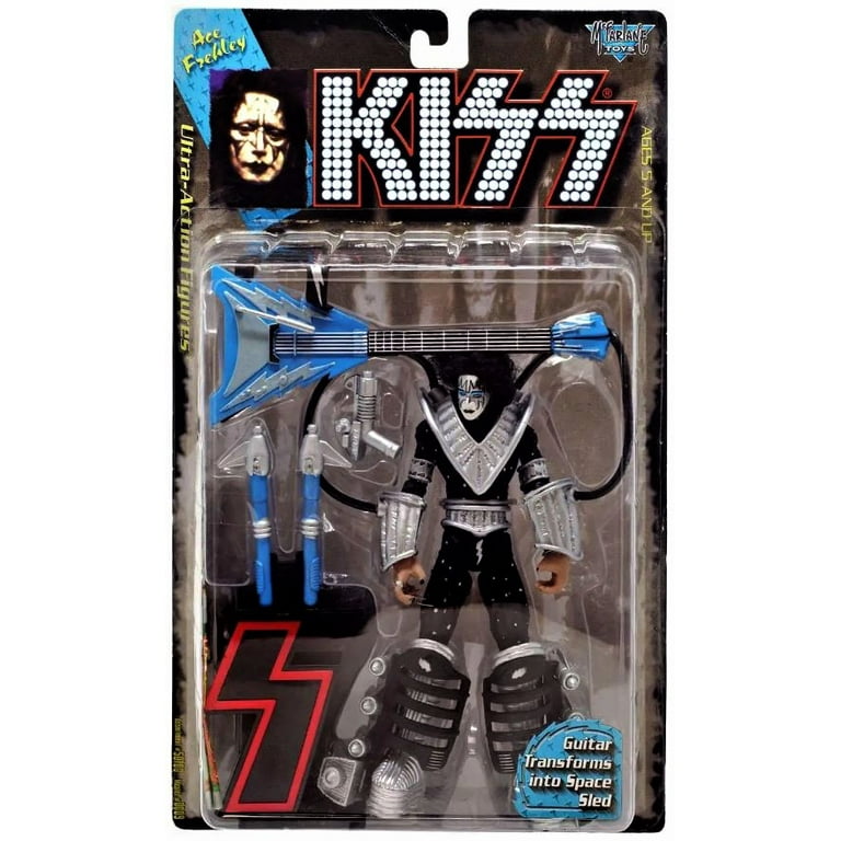 KISS Ace Frehley Ultra-Action Figure with Guitar Space Sled 1997 McFarlane  Toys