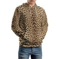 thumbnail image 5 of Animal Print Men's Women Vintage 3D Hooded Sweatshirt - All-Season Loose Fit Streetwear, 5 of 6
