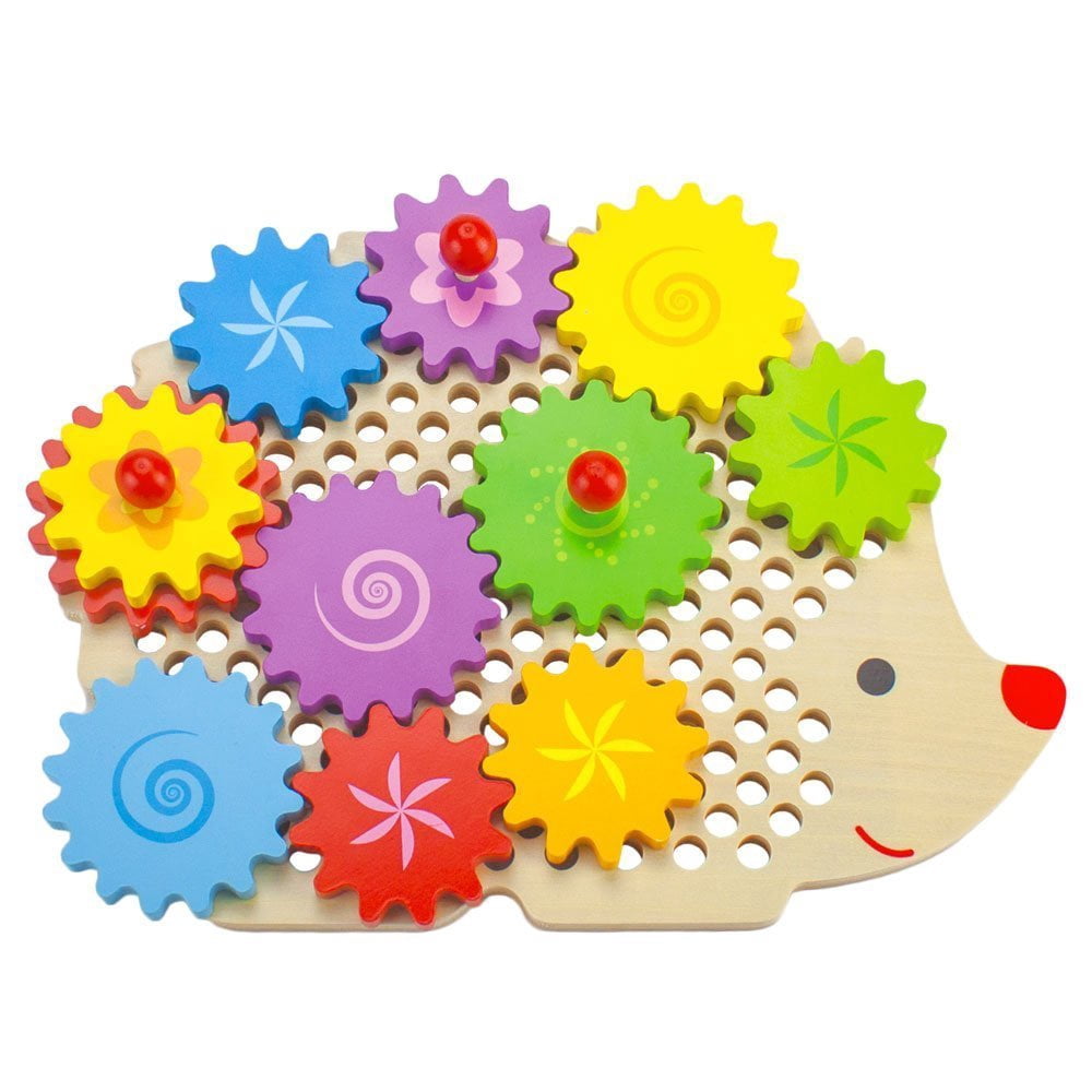 Baby Wooden Toys Puzzle Kids Colorful Gear Toy Educational Learning Toy New Wooden Handcrafted Toys Lenka Creations Toys Hobbies