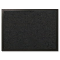 Mastervision Designer Fabric Bulletin Board 24X18 Black Fabric/Black Frame FB0471168