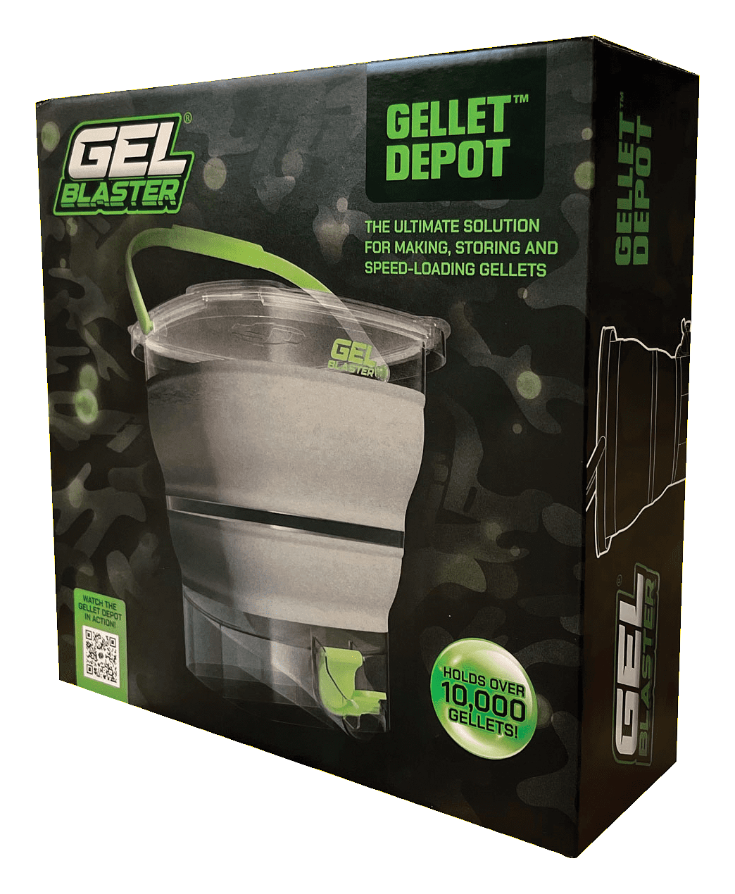 Gel Blaster Gellet Depot Collapsible Ammo Tub, Hydrates & Stores 10k+ Gellets