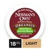 Newman's Own Organics Sunrise Blend, Coffee Keurig K-Cup Pods, Light Roast, 18 Count