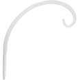 thumbnail image 1 of Gancho curvo forjado a mano, 8.5 pulgadas, blanco, para comederos de pájaros, macetas, linternas, campanas de viento, como soportes de pared y más., 1 of 5