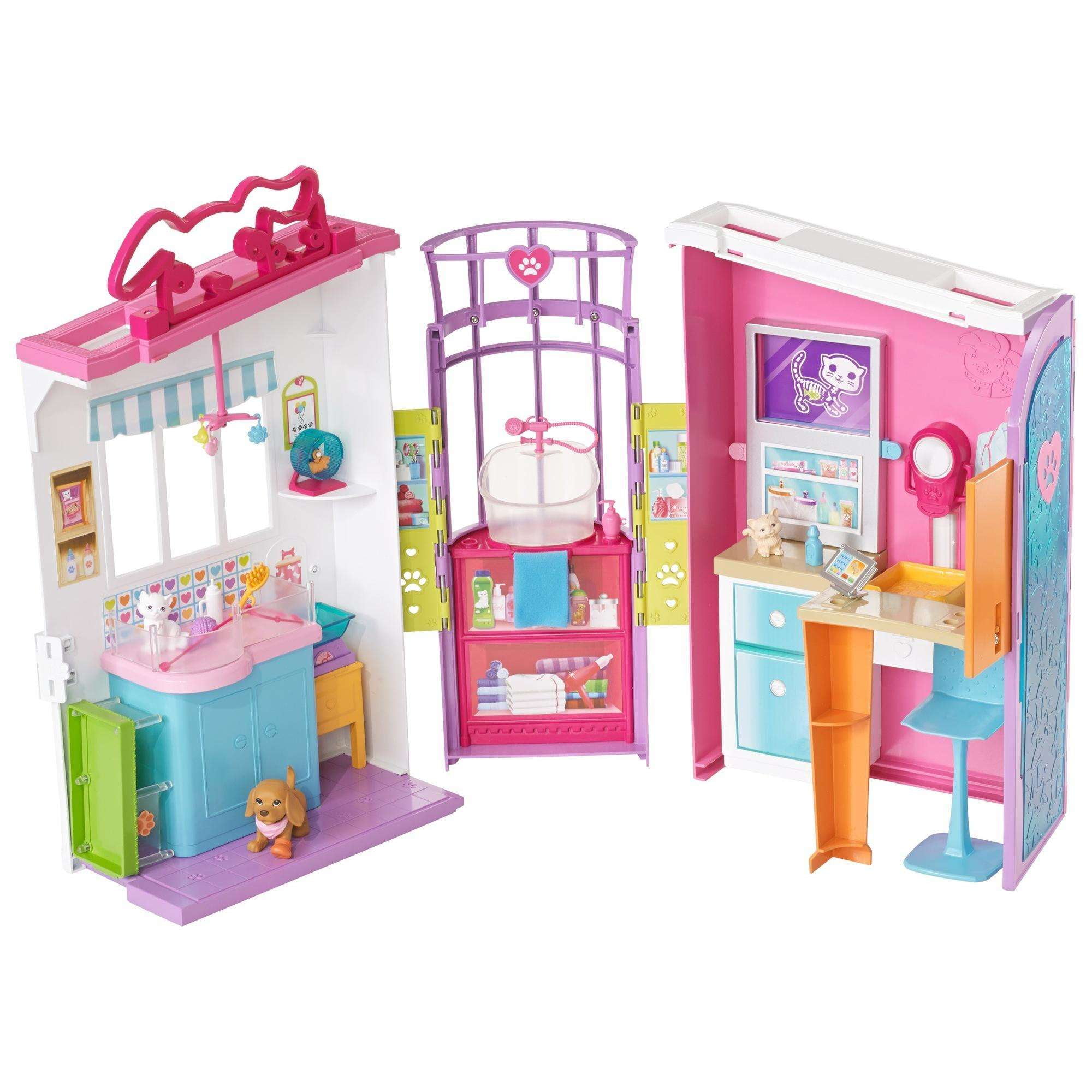 barbie pet station