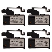 4 PCS 3V 1750mAh A98L-0031-0028 PLC Battery Lithium Replacement for FANUC A02B-0309-K102 Part NO A98L-0031-0028 CNC Machine Controler Battery