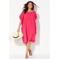 thumbnail image 4 of Swimsuits for All Women's Everly Cotton Gauze Cover Up Tunic, 4 of 6