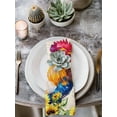 thumbnail image 2 of Farmhouse Rooster Cloth Napkins Set of 8 Reusable Dinner Napkins, Vintage Botanical Sunflower Floral Cocktail Napkin Washable Table Napkins for Wedding/Holiday Party/Baby Shower 20"x20", 2 of 7